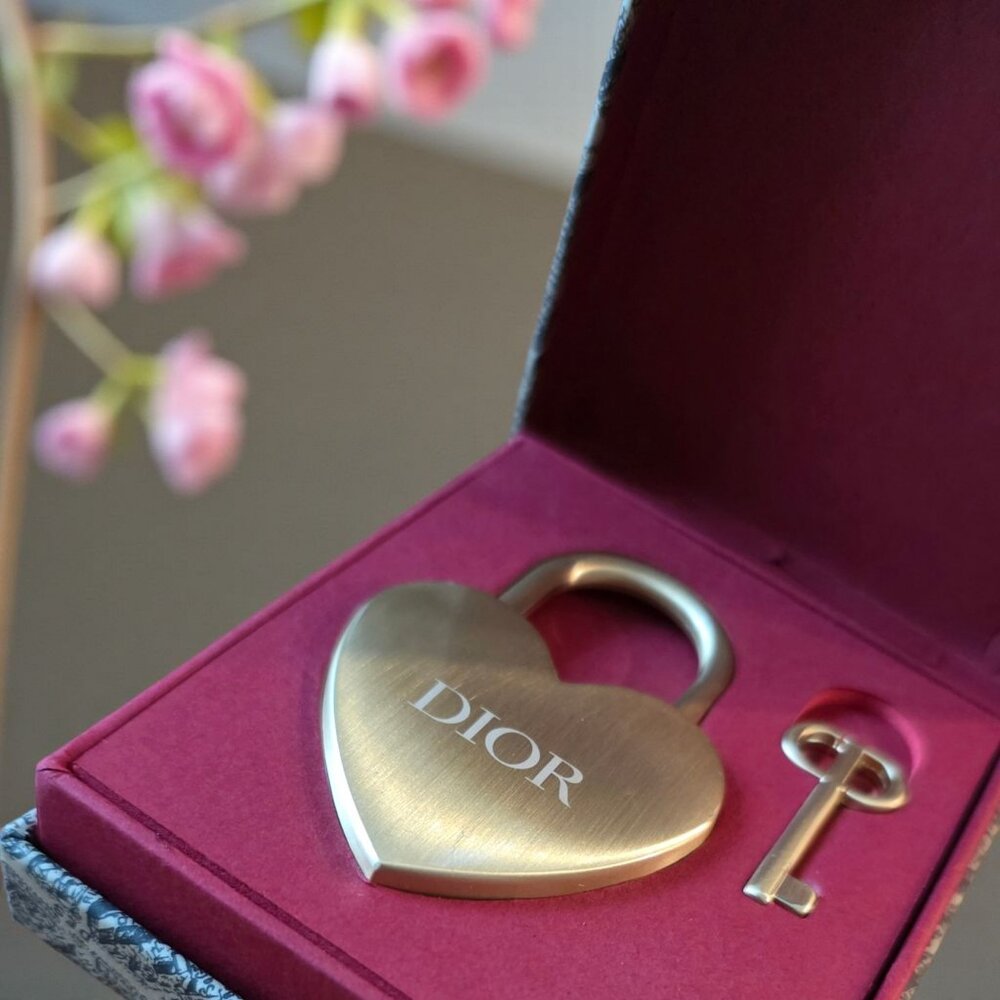Dior GWP Heart Padlock & Key